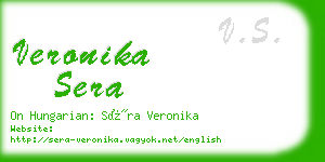 veronika sera business card